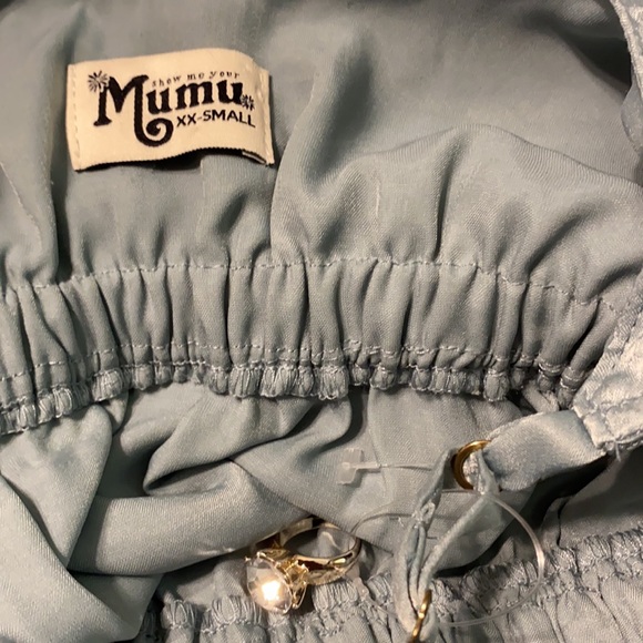 Show Me Your MuMu Caitlin Ruffle Maxi Dress NWOT - Picture 5 of 12